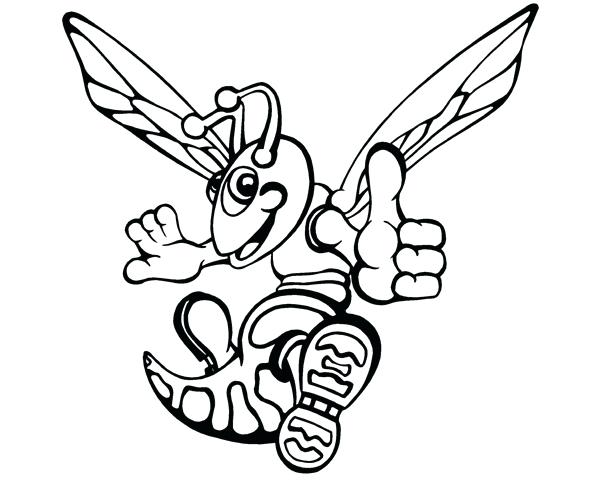 600x480 Yellow Jacket Coloring