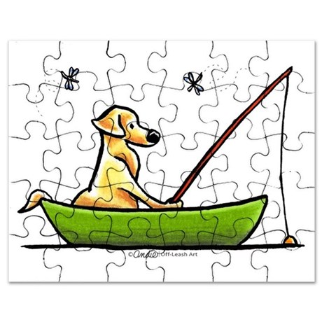 460x460 Yellow Lab Drawing Puzzles