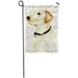 160x160 Briarwood Lane Winter Lab Garden Flag Yellow Labrador