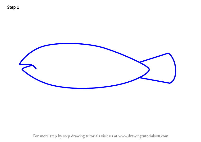 848x602 Learn How To Draw A Cool Fish For Kids