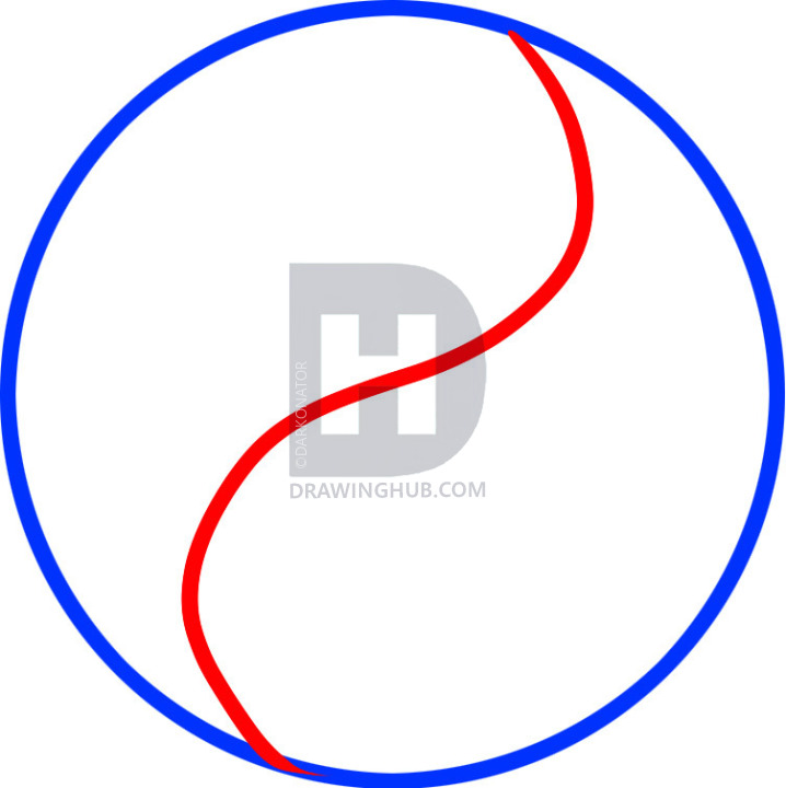 718x720 how to draw a yin yang, yin yang, step