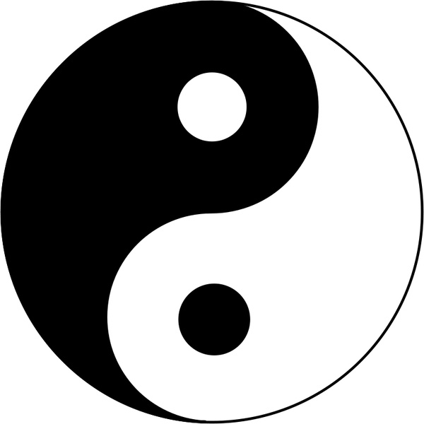 600x600 Ying Yang Free Vector In Open Office Drawing