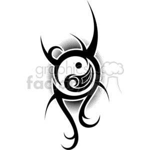300x300 Yin Yang Tattoo Design Clipart Royalty Free Clipart