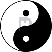 200x200 How To Draw Yin Yang Symbol, Step