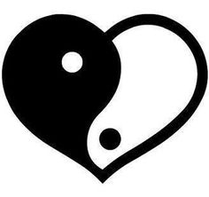 236x222 A Heart Shaped Yin Yang Symbol Is The Perfect Tattoo For A Pisces