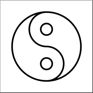 Yin Yang Symbol Drawing | Free download on ClipArtMag
