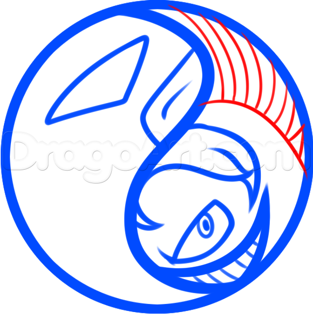 630x631 Step How To Draw Batman And Joker Yin Yang