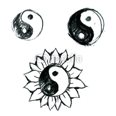 400x400 Yin Yang Symbol Drawing Buy Photos Ap Images Detailview