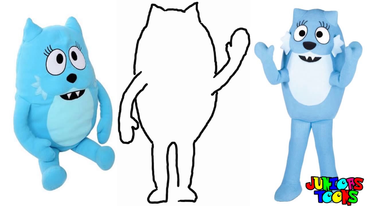 1280x720 Learn How To Draw Yo Gabba Gabba