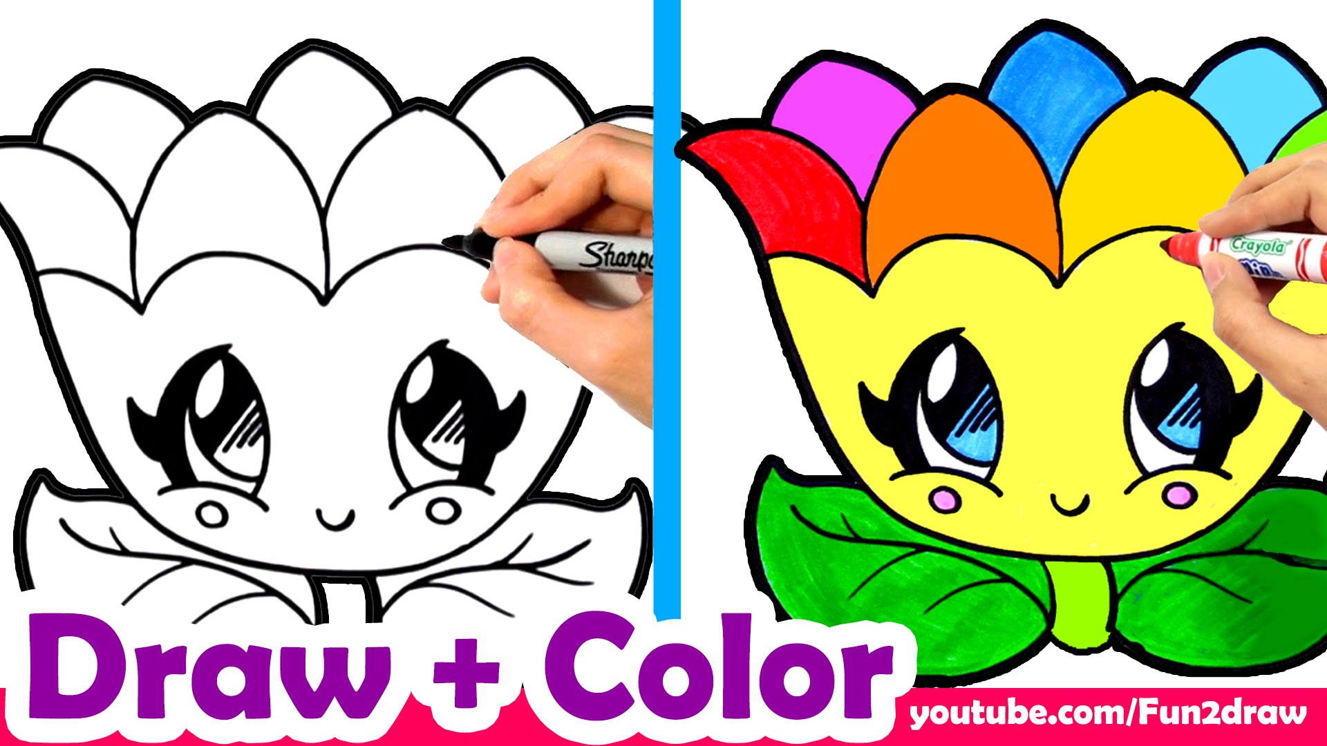 1920x1080 Learn To Draw A Rainbow Flower For Mom, Mum, Cute + Easy Kids