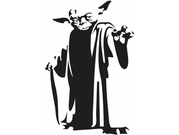628x472 Yoda Stencil