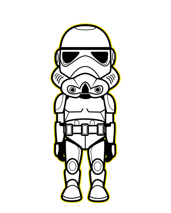 600x750 Cute Star Wars Yoda Drawing