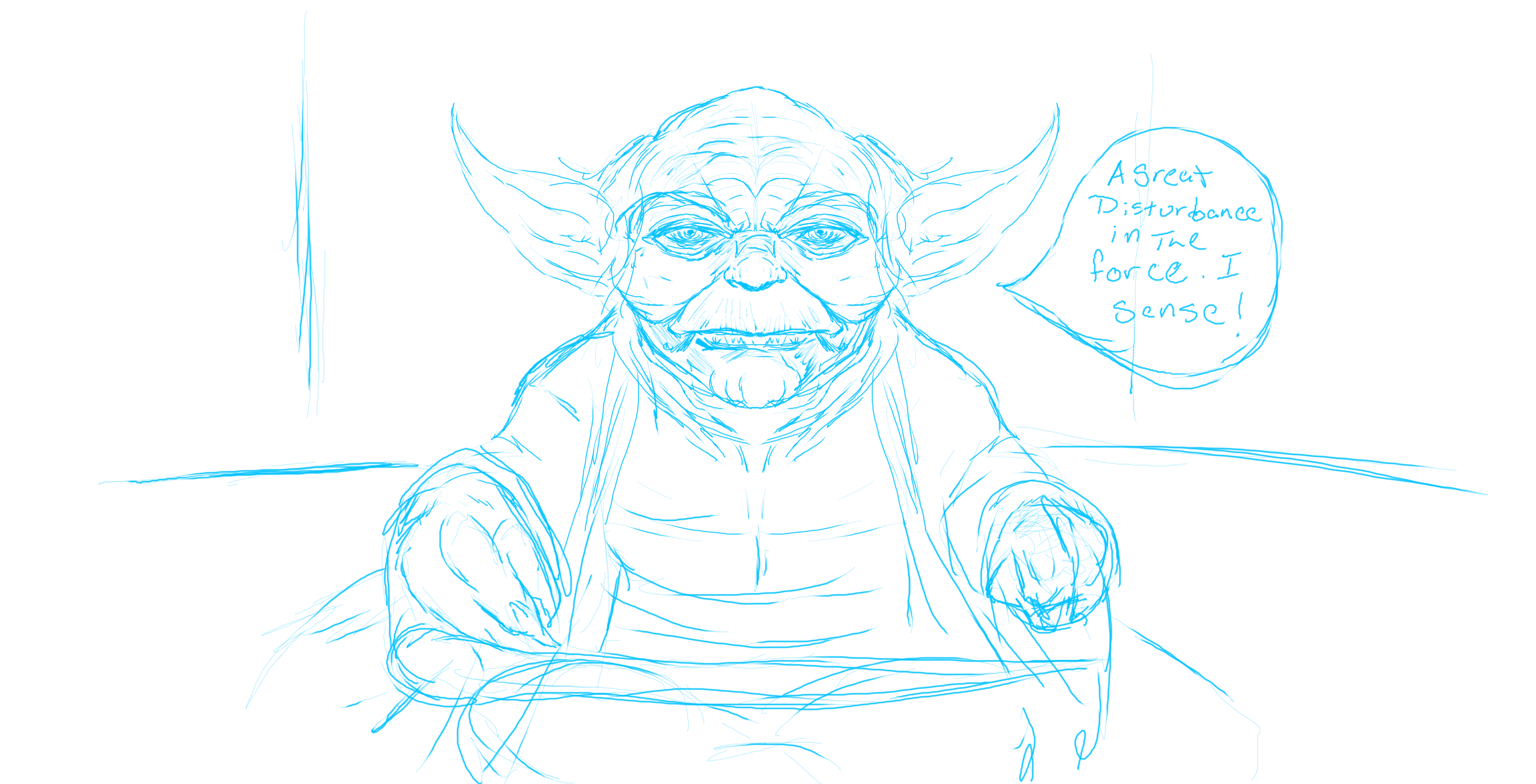 8000x4085 Yoda Pencils