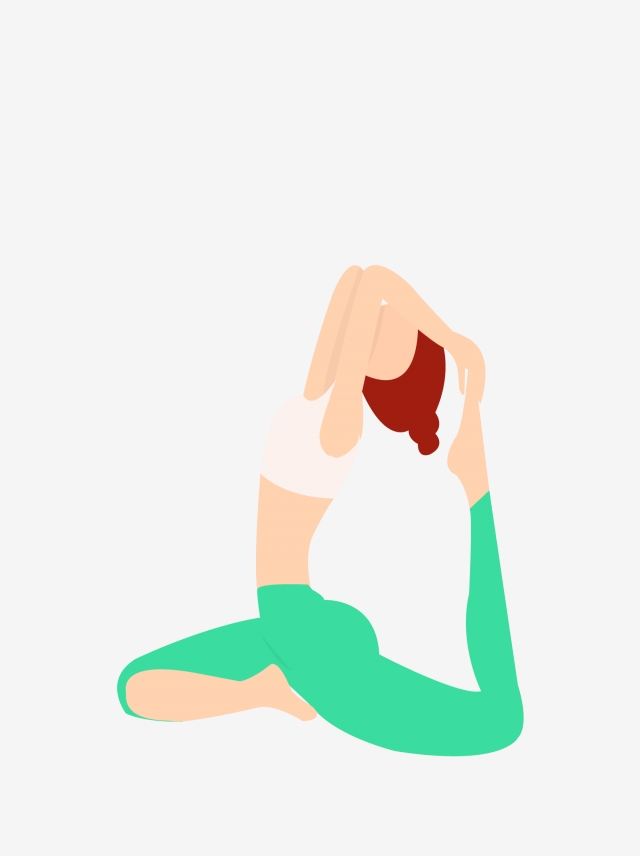 640x856 Girl Is Doing Yoga Hand Drawing, Girls Are Doing Yoga, Fitness