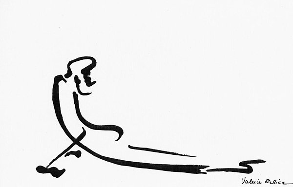 600x384 Yoga Drawing Drawing