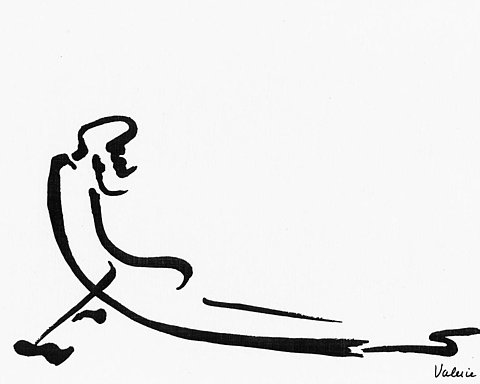 480x384 Yoga Drawing Poster