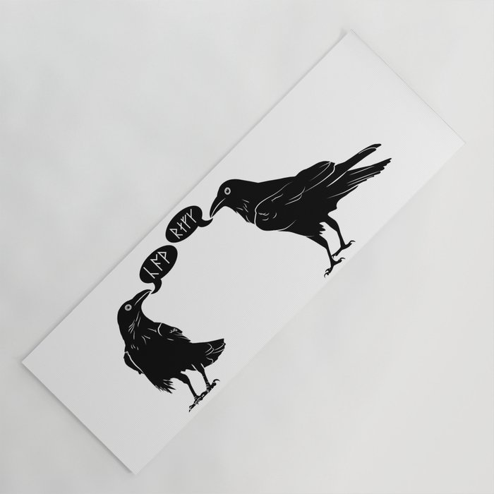 700x700 Huginn Muninn Yoga Mat
