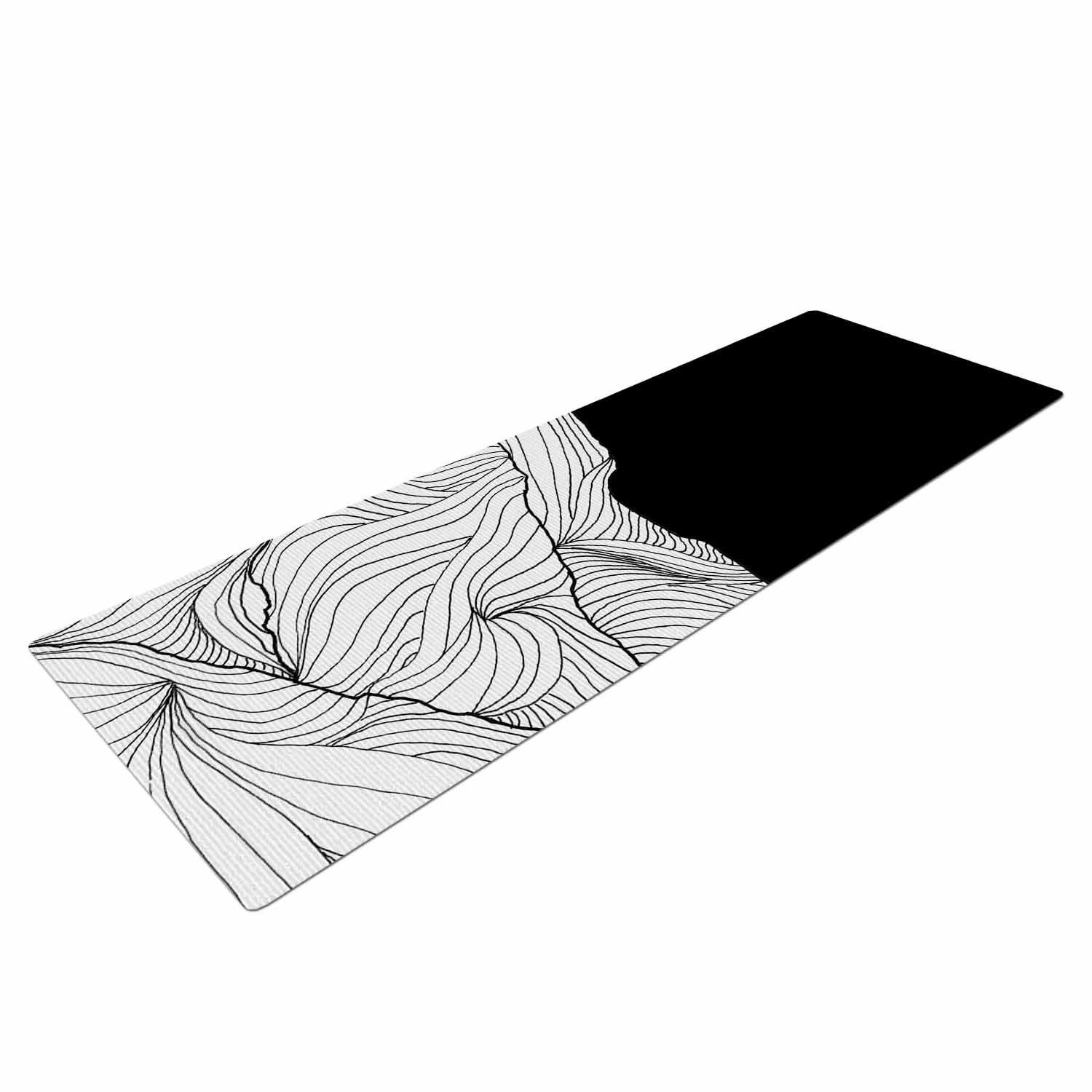 1500x1500 Viviana Gonzalez Lines In The Mountains Black White Mixed Media