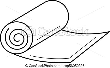 450x280 yoga mat line icon yoga mat vector line icon isolated on white