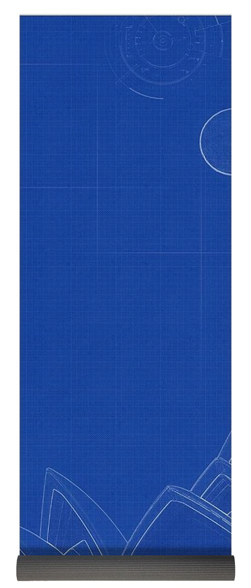 500x1171 Archtectural Blueprint Drawing