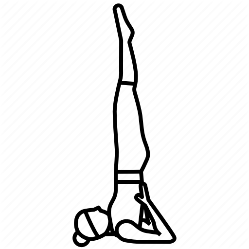 512x512 Pose, Shoulder, Stand, Yoga Icon