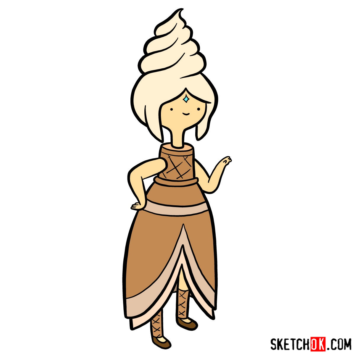 1200x1200 How To Draw Frozen Yogurt Princess