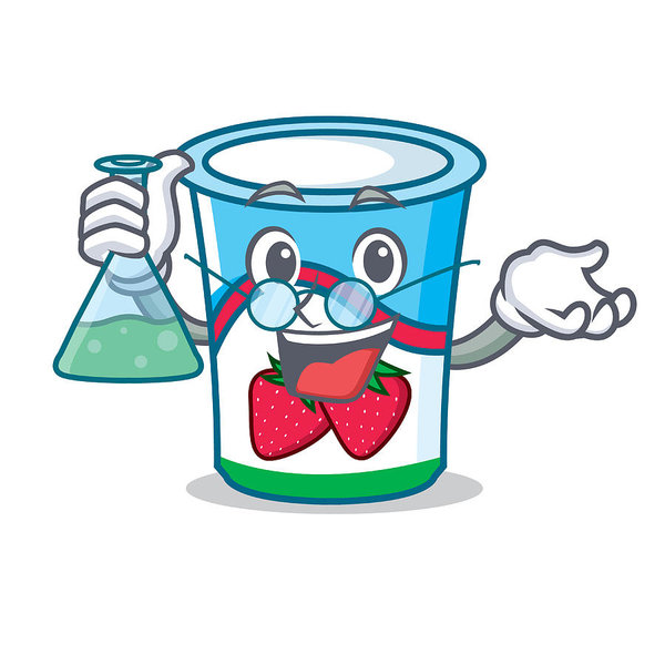 600x600 Professor Yogurt Character Cartoon Style Art Print