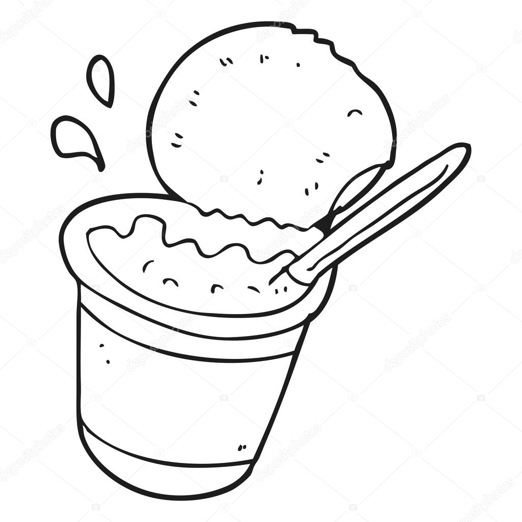 1024x1024 Yogurt Drawing Free Download