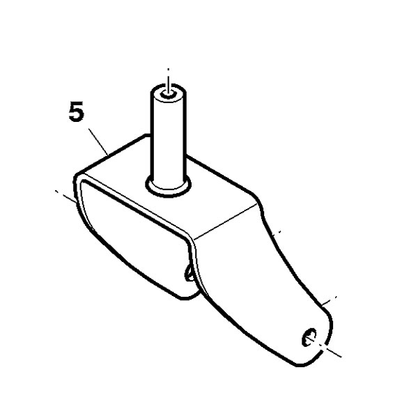 600x600 John Deere Caster Wheel Yoke