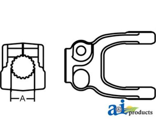 500x428 A Domestic, Implement Clamp Yoke, Series