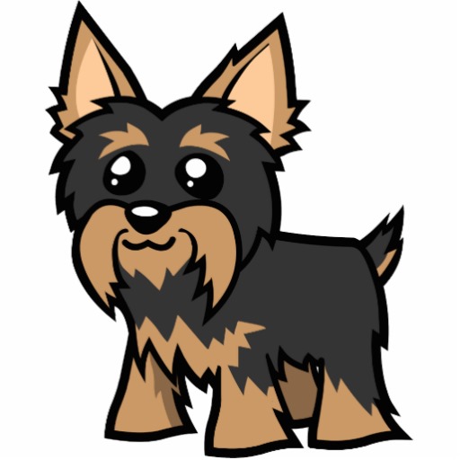 Yorkie Cartoon Drawing | Free download on ClipArtMag