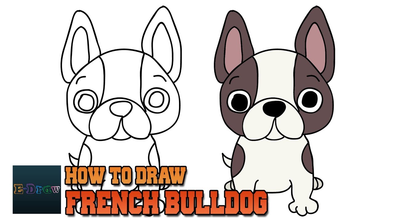 1280x720 How To Draw French Bulldog Art Tutorial Easy Step