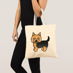 307x307 Yorkie Drawing Bags Zazzle Au
