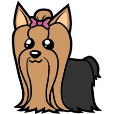 Yorkie Cartoon Drawing | Free download on ClipArtMag