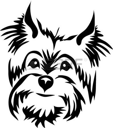 397x450 Yorkshire Terrier Clipart