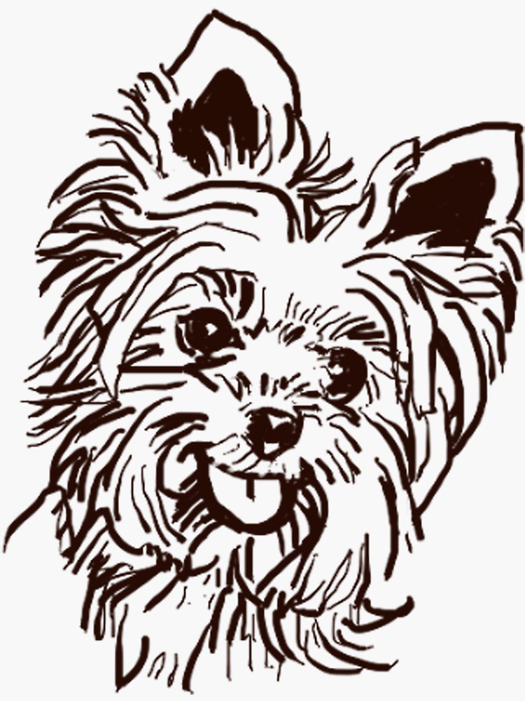 750x1000 The Yorkie Love Of My Life Sticker