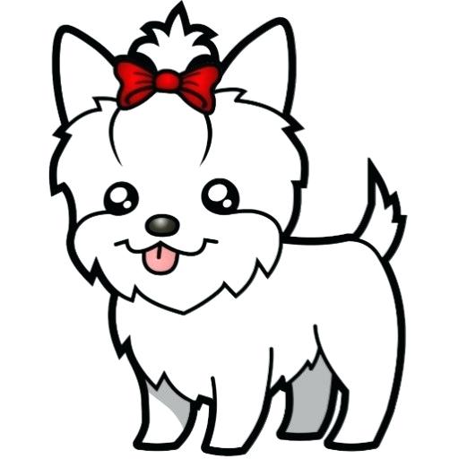 512x512 Coloring Cute Pages Yorkie Teacup
