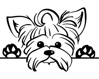 340x270 Yorkie Vector Etsy