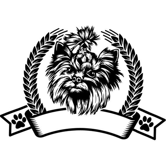 570x570 Yorkshire Terrier Happy Yorkie Dog Breed Pedigree Purebred Etsy