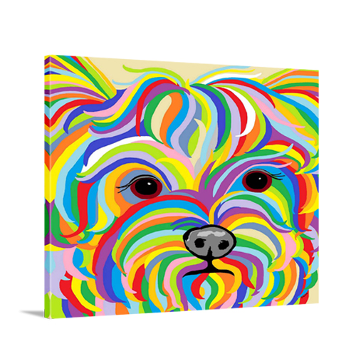 500x500 Yorkshire Terrier The Yorkie Animal Canvas Print
