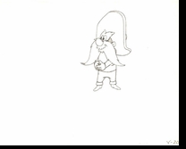 208x167 yosemite sam cel drawing