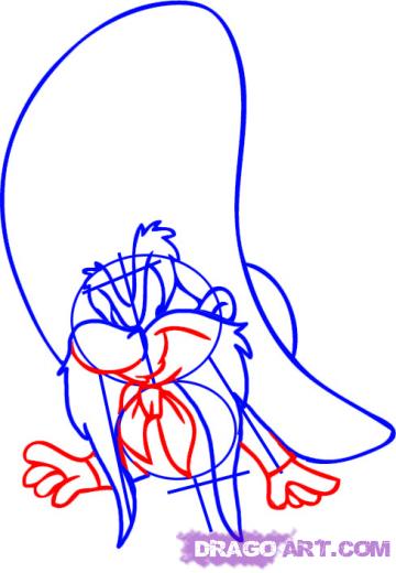 360x520 Learn How To Draw Yosemite Sam, Cartoons, Cartoons, Draw Cartoon