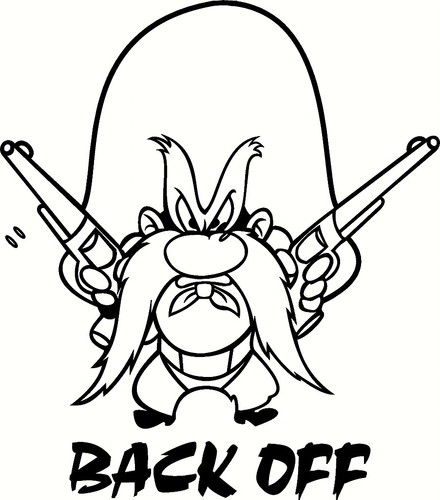 440x500 Yosemite Sam Vinyl Decal Sticker Ebay