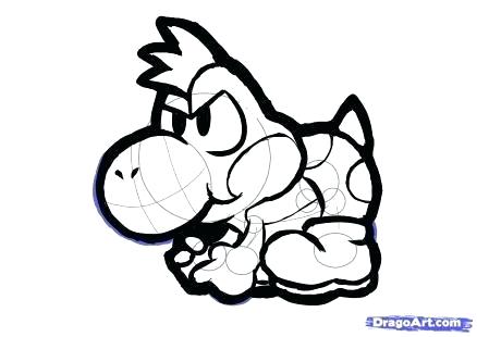 438x310 how to draw a yoshi download yoshi draw face