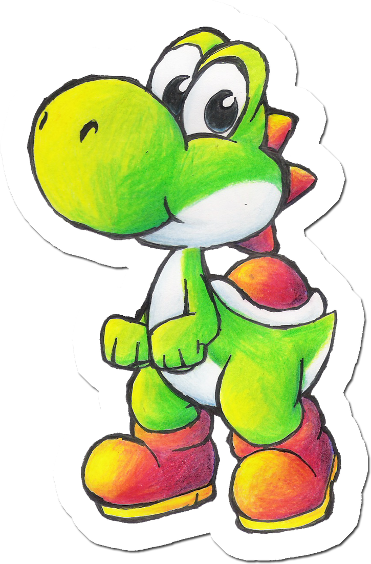 725x1102 Yoshi Drawing