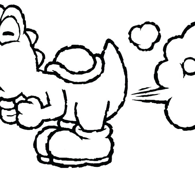 678x600 Yoshi Drawing Free Download