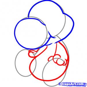 302x302 How To Draw Yoshi Coloring Pages To Print