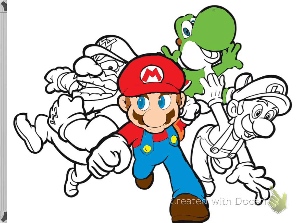 1024x768 Yoshi Clipart Easy Draw