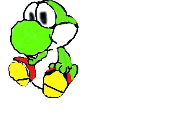 600x400 How To Draw Baby Yoshi