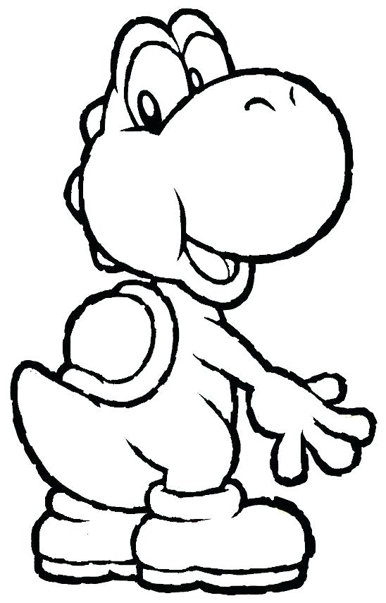 548x854 Coloring Pages Yoshi